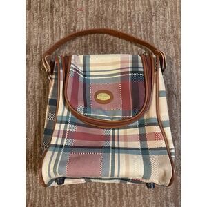 Vintage Etienne Aigner Travel Toiletry Bag Plaid Carry‎ On Luggage
